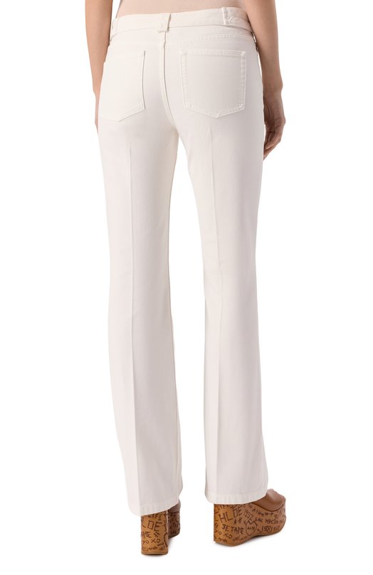 Джинсы Chloé CHC25SPA12365 Белый  CHC25SPA12365 Фото 4
