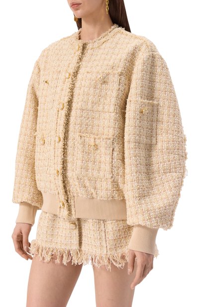 Твидовый бомбер GIUSEPPE DI MORABITO, арт. 04SSJA120 04429, фото 3