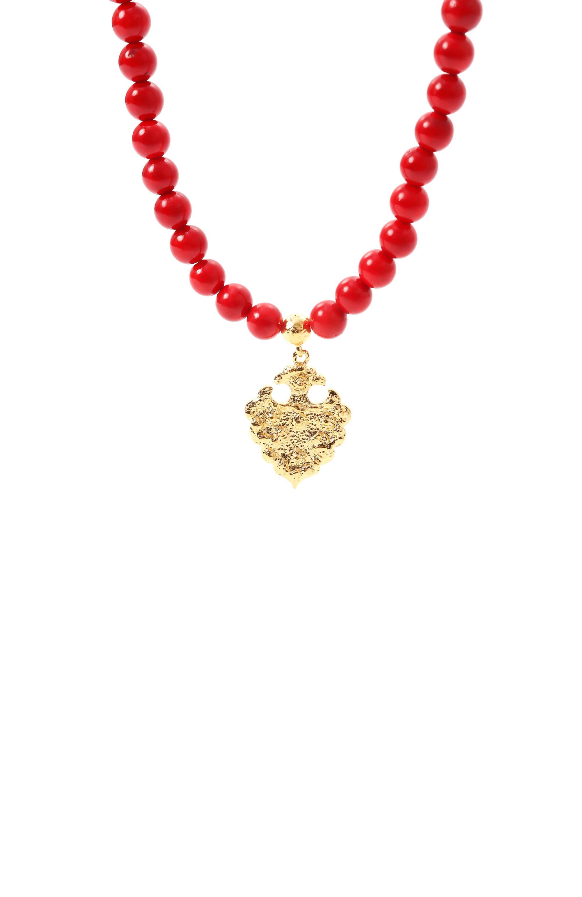 Колье kubachi SEVENWORLDS красного цвета по цене 29900 руб., арт. SW830/R, фото 3 Колье kubachi SEVENWORLDS, арт. SW830/R, фото 3