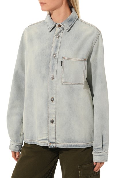 Джинсовая рубашка HAIKURE голубого цвета по цене 32100 руб., арт. HEW06058DF095L0739, фото 3 Джинсовая рубашка HAIKURE, арт. HEW06058DF095L0739, фото 3