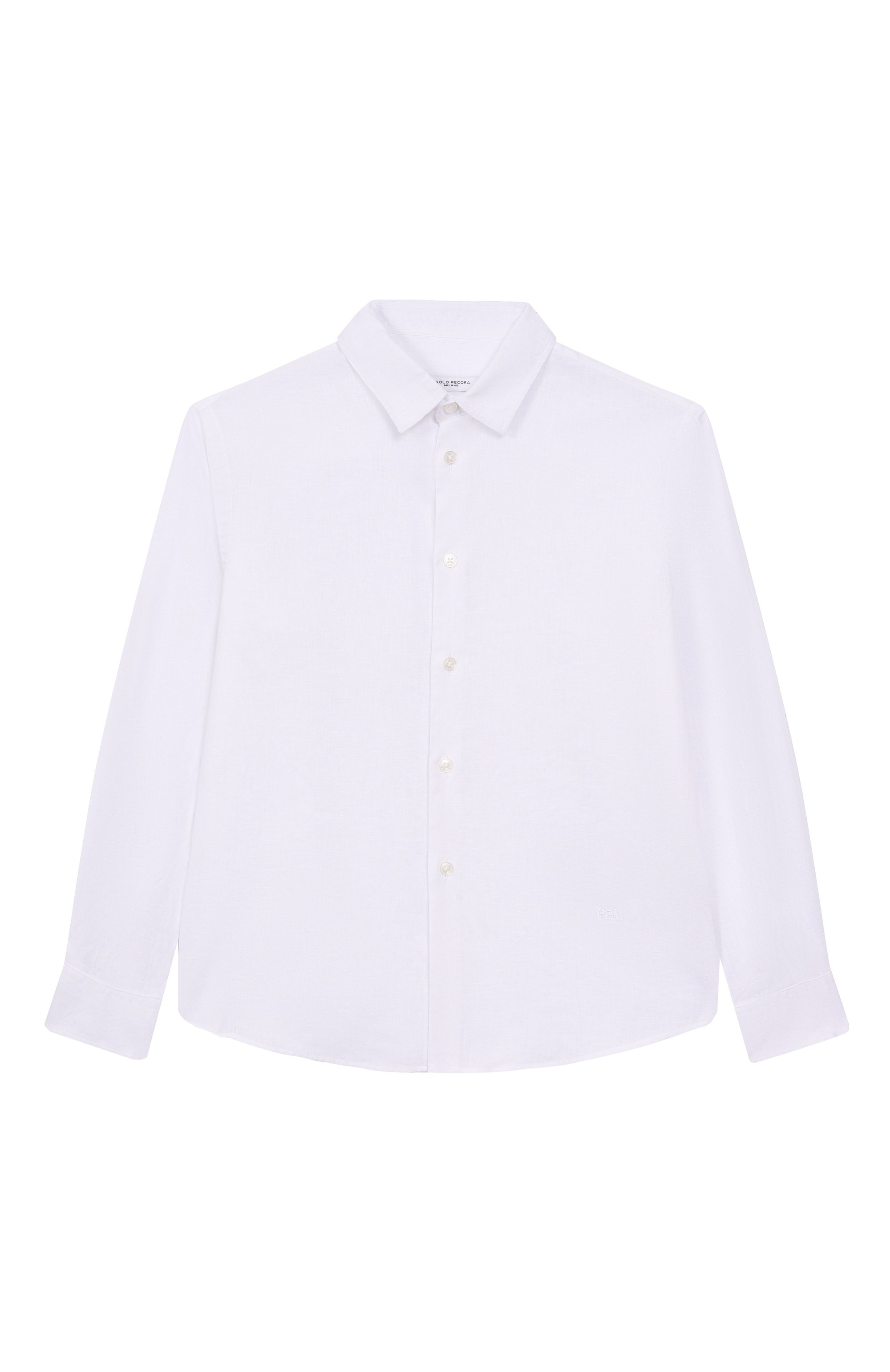 Рубашка изо льна и вискозы PAOLO PECORA MILANO, арт. PP4042/14A-16A, фото 1