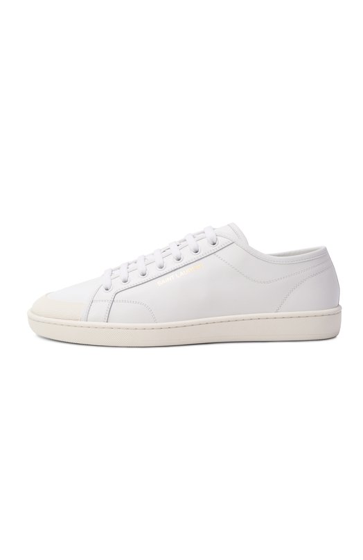 Кожаные кеды Saint Laurent 820087/00N00 Белый  820087/00N00 Фото 4