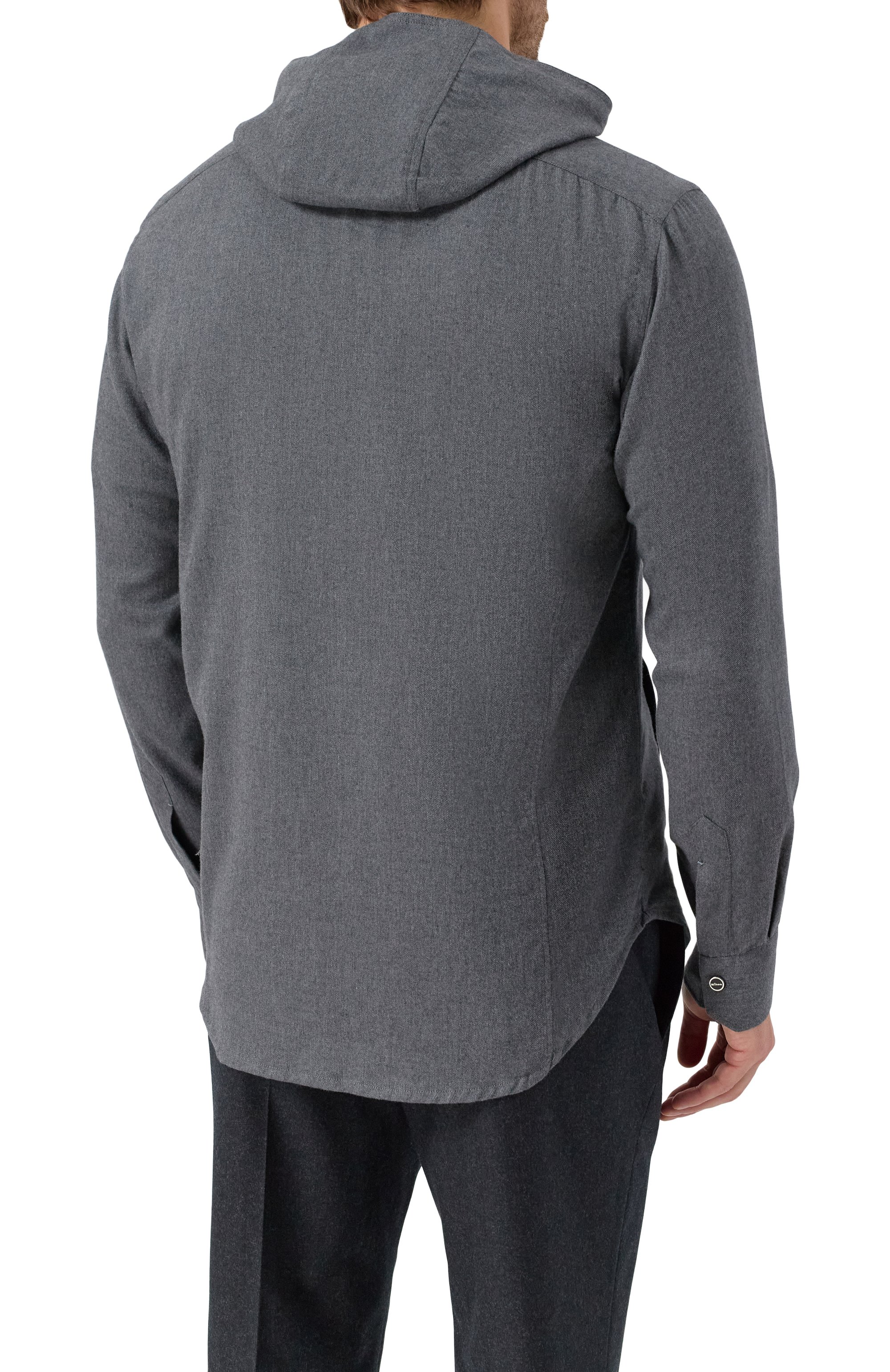 Рубашка из хлопка и лиоцелла KITON, арт. UMCMARH0944016, фото 4