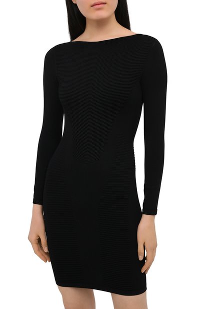 Платье из вискозы DSQUARED2 черного цвета по цене 72200 руб., арт. S72CV0138/S17545, фото 3 Платье из вискозы DSQUARED2, арт. S72CV0138/S17545, фото 3