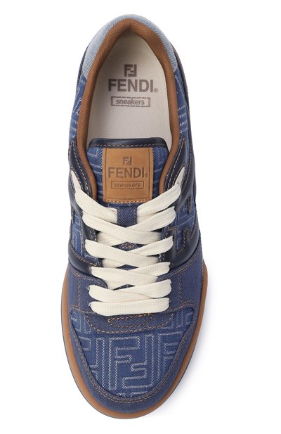 Текстильные кеды match FENDI, арт. 7E1495/AU2N, фото 5