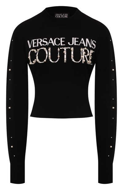 Женский пуловер из вискозы VERSACE JEANS COUTURE, арт. 77HAFM30/CMN60