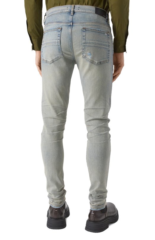 Джинсы Amiri PXMD002 Голубой  PXMD002 Фото 4