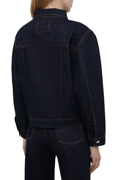 Джинсовая куртка HERON PRESTON FOR CALVIN KLEIN темно-синего цвета по цене 27750 руб., арт. K20K203541, фото 4 Джинсовая куртка HERON PRESTON FOR CALVIN KLEIN, арт. K20K203541, фото 4
