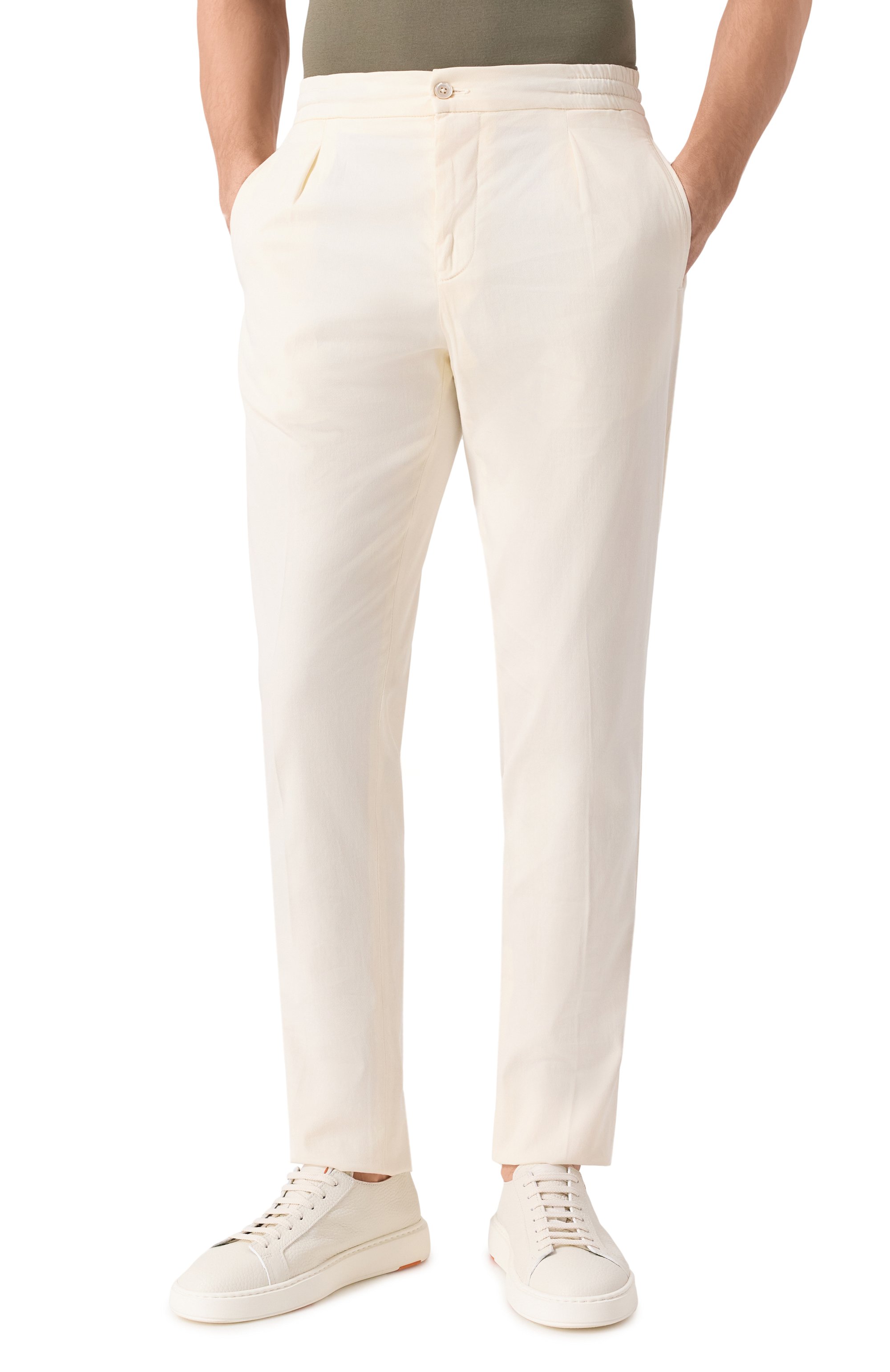 Брюки из хлопка и шелка MARCO PESCAROLO, арт. CHIAIA/5106, фото 3