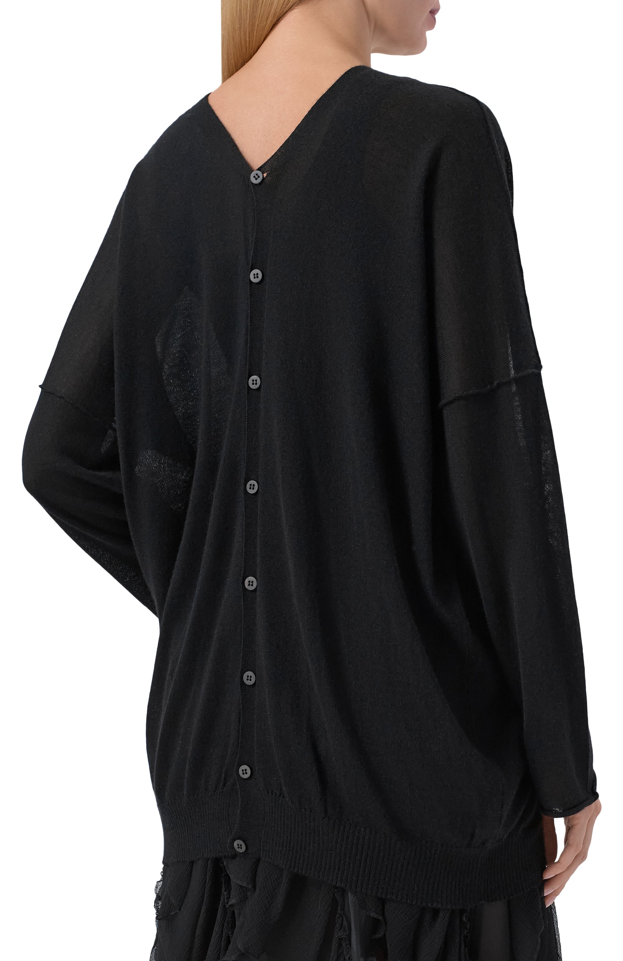 Кардиган из кашемира и шелка ISABEL BENENATO, арт. DK922S26, фото 4