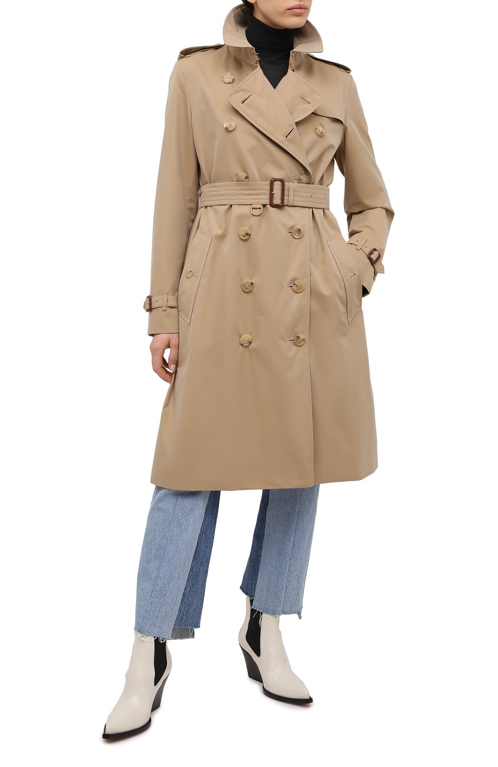 Хлопковый тренч BURBERRY, арт. 4073370, фото 2