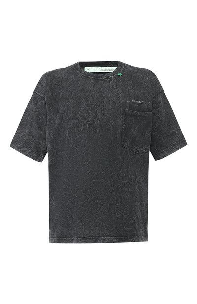 Хлопковая футболка OFF-WHITE, арт. 0MAA054R191850210800, фото 1