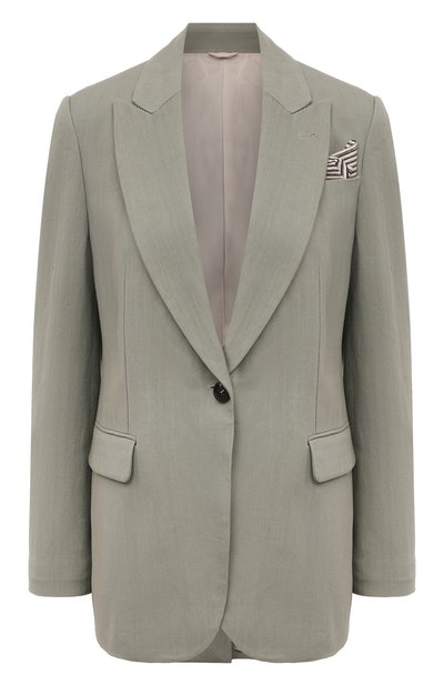 Жакет из вискозы и льна BRUNELLO CUCINELLI, арт. MH1262333, фото 1