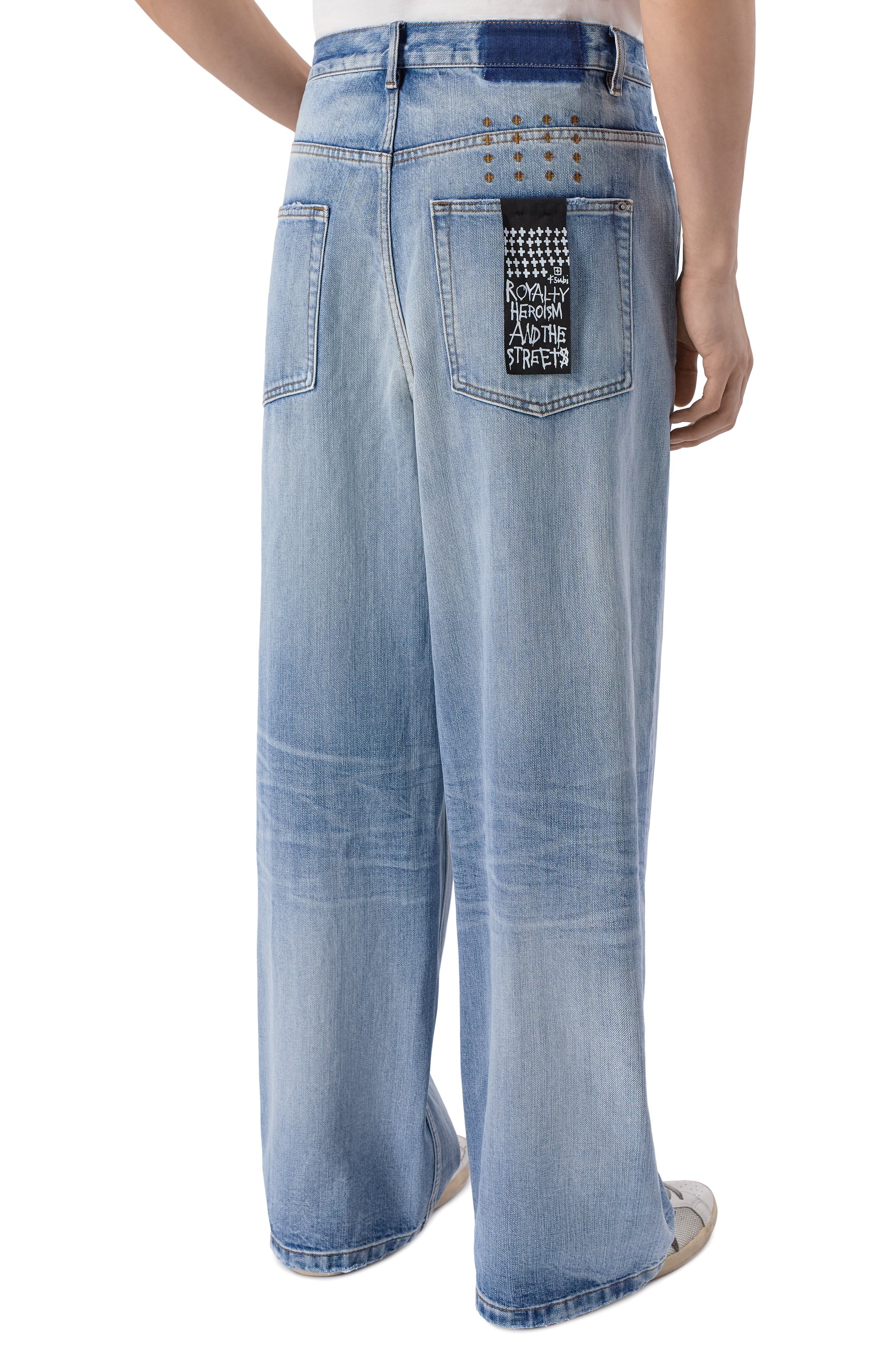 Джинсы maxx dakota blue KSUBI голубого цвета по цене 38700 руб., арт. MPS26DJ102, фото 4 Джинсы maxx dakota blue KSUBI, арт. MPS26DJ102, фото 4