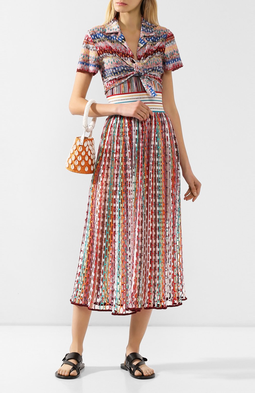 Юбка-миди MISSONI разноцветного цвета по цене 56300 руб., арт. MMH00024/BV004R, фото 2 Юбка-миди MISSONI, арт. MMH00024/BV004R, фото 2