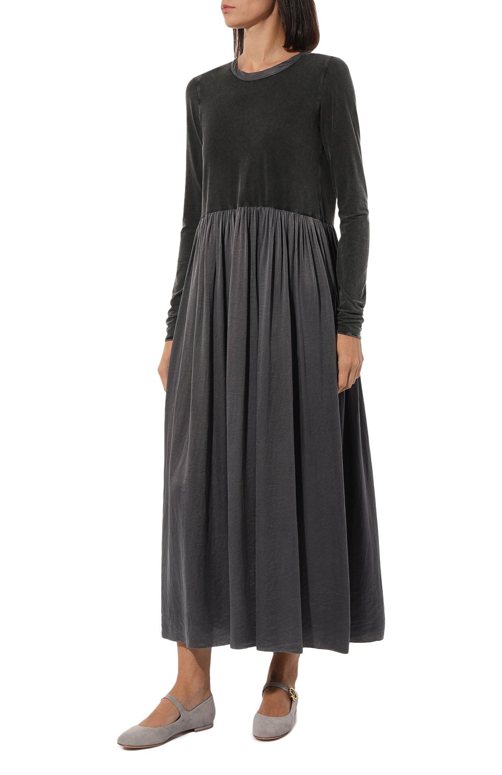 Платье UMA WANG темно-серого цвета по цене 79150 руб., арт. UP5053, фото 3 Платье UMA WANG, арт. UP5053, фото 3