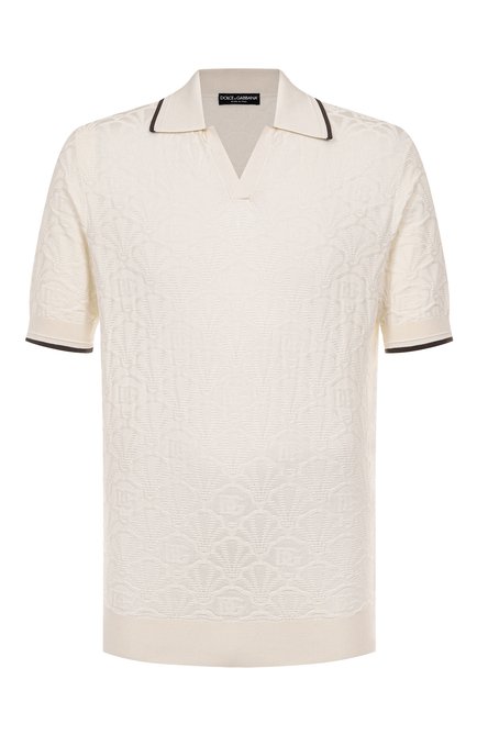 Мужское шелковое поло DOLCE & GABBANA, арт. GXZ78T/JBSM2