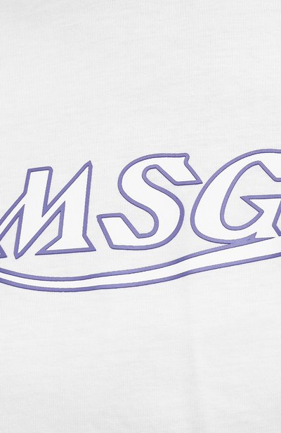 Хлопковая футболка MSGM, арт. 3041MDM92 217298, фото 5
