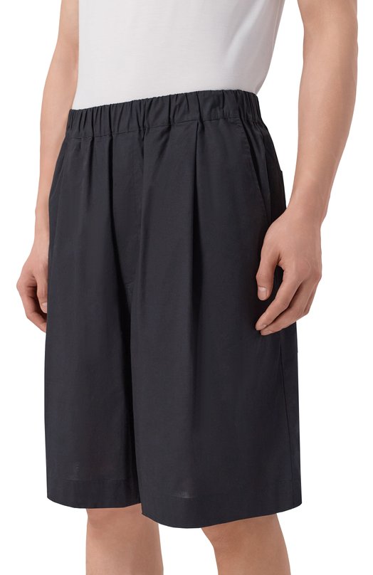 Хлопковые шорты Laneus S6LAMASH112 Чёрный  S6LAMASH112 Фото 3