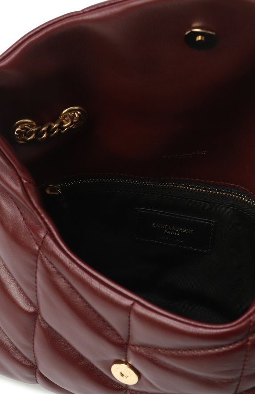 Сумка Puffer Loulou Saint Laurent 759337/AAFFA Бордовый  759337/AAFFA Фото 5