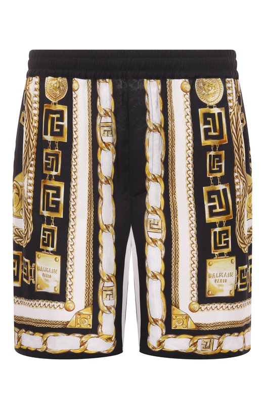 Шорты из вискозы Balmain FH1PA145/VI41 Разноцветный FH1PA145/VI41