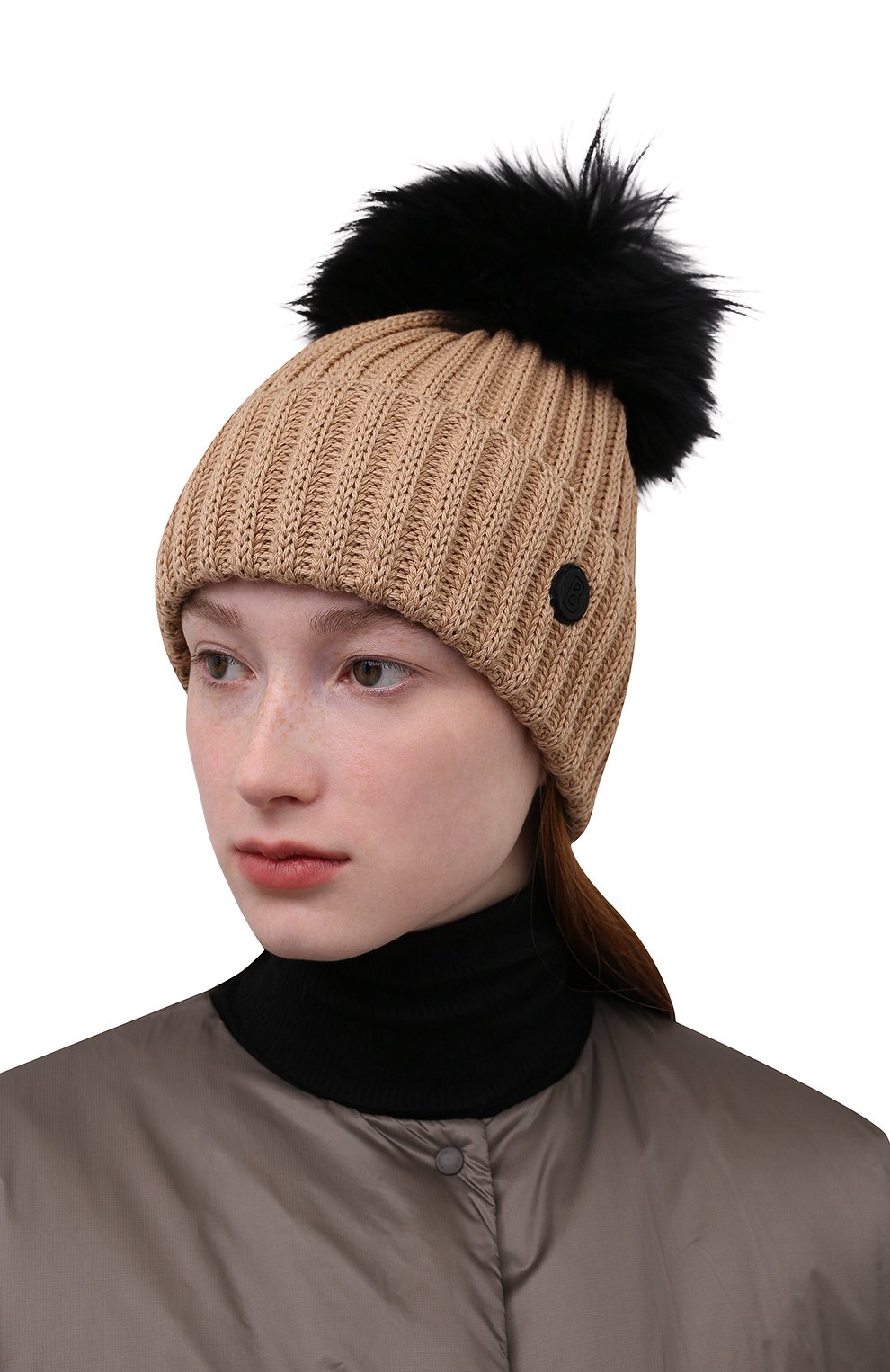 Шапка BOGNER бежевого цвета по цене 23350 руб., арт. 91546125, фото 2 Шапка BOGNER, арт. 91546125, фото 2