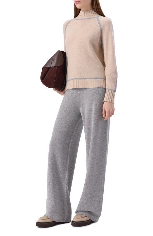 Шерстяные брюки Max Mara Studio M0RITZ Серый  M0RITZ Фото 2