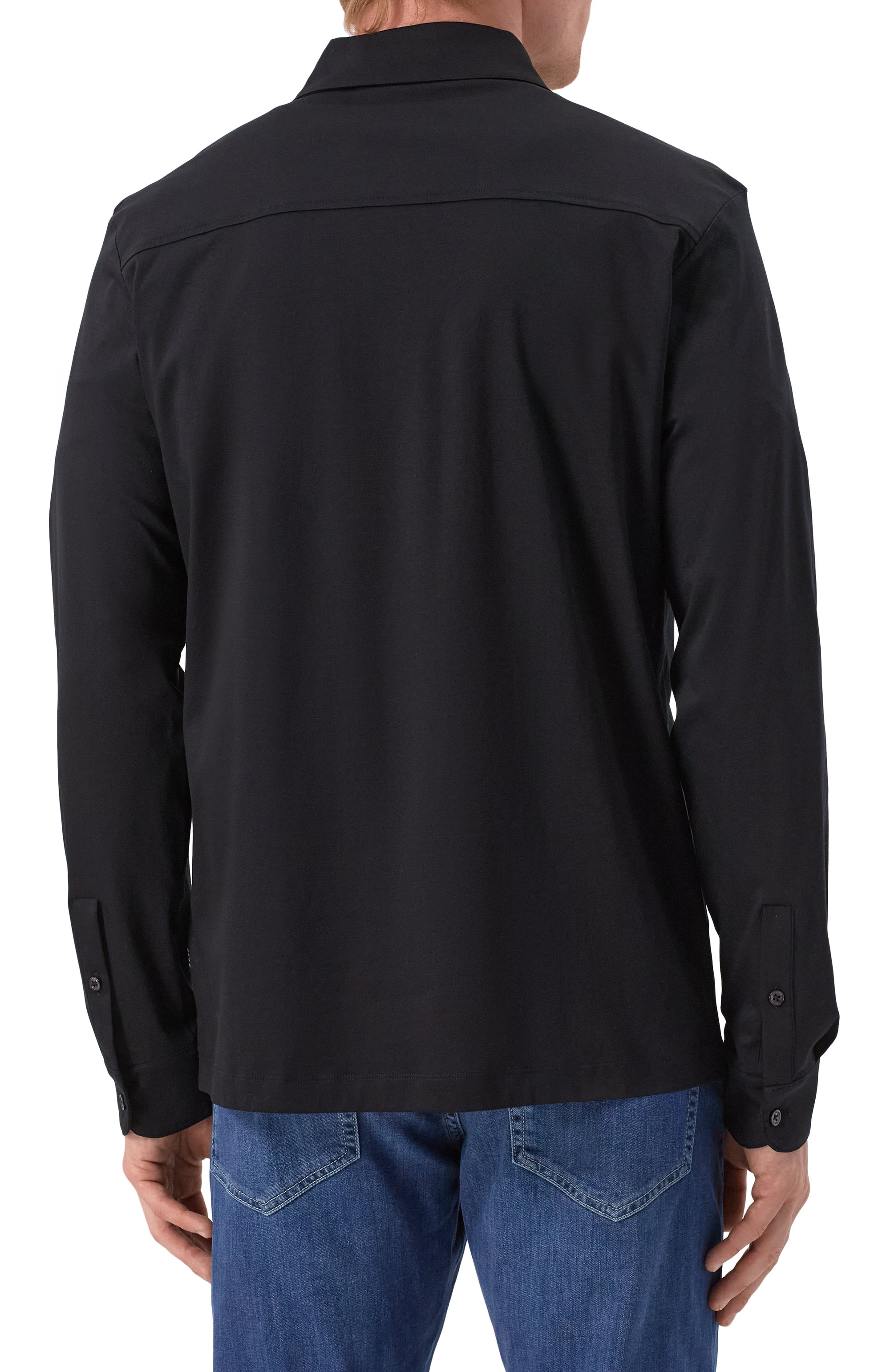 Хлопковое поло BOSS, арт. 50533572, фото 4