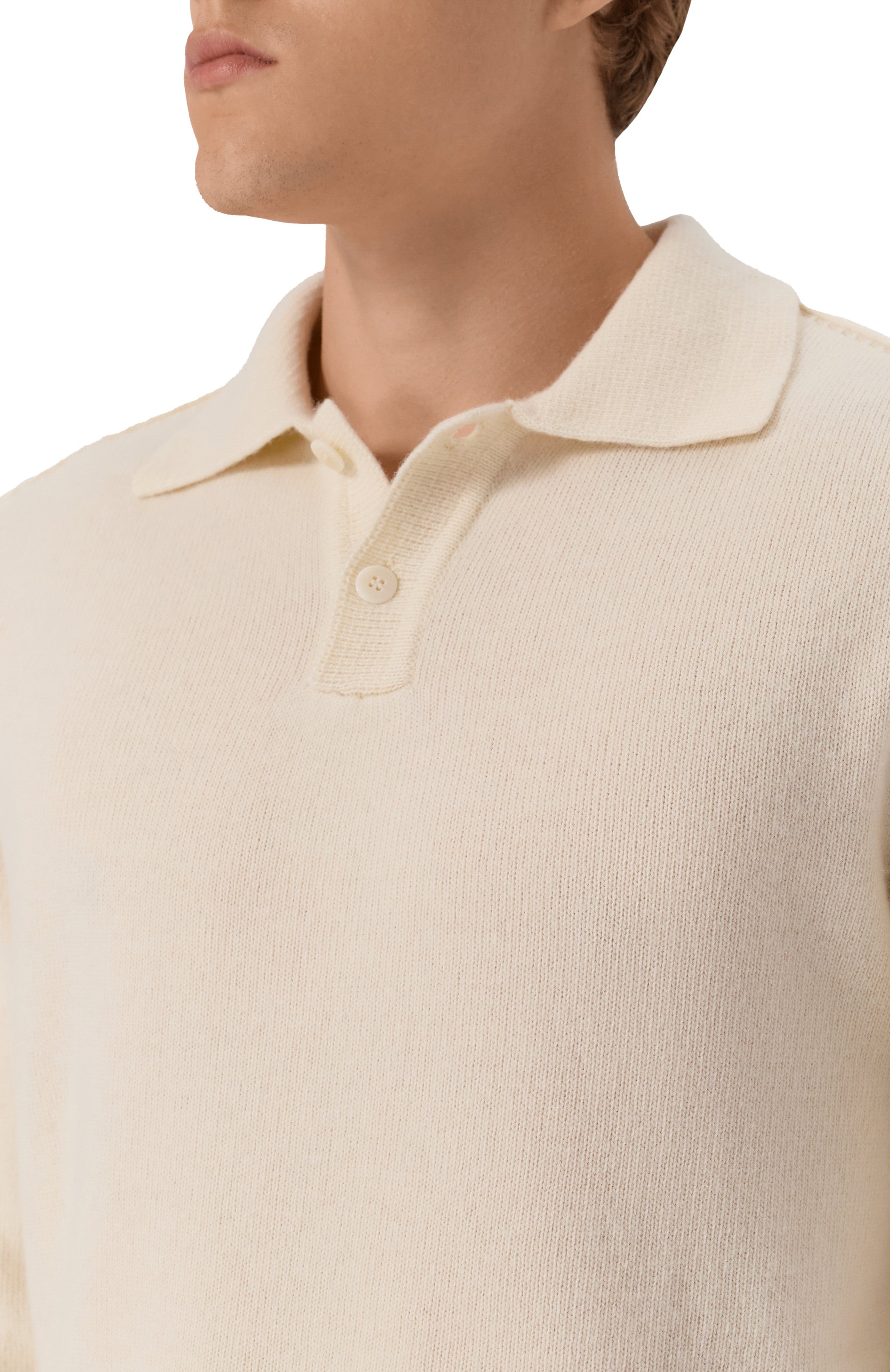 Поло из шерсти и кашемира DANIELE FIESOLI, арт. DF1130, фото 5