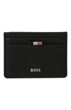 Мужской футляр для кредитных карт BOSS черного цвета, арт. 50498629 | Фото 1 (Нос: Не проставлено; Материал сплава: Проставлено)