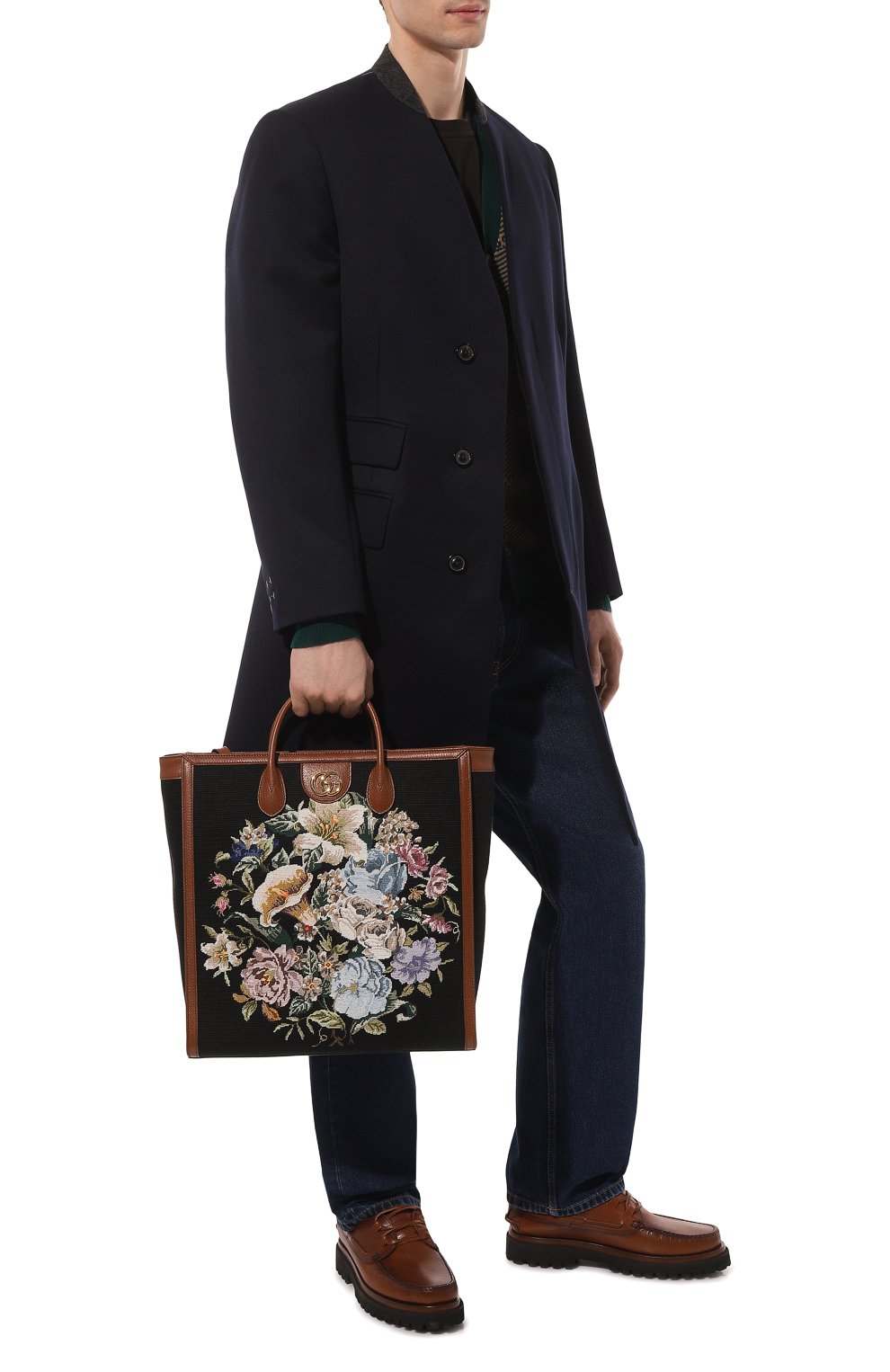 Текстильная сумка-тоут GUCCI, арт. 655607 9ARPG, фото 7