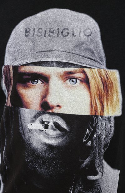 Хлопковая футболка BISIBIGLIO, арт. D0UB FACE C0UBAIN/PESANTE, фото 5