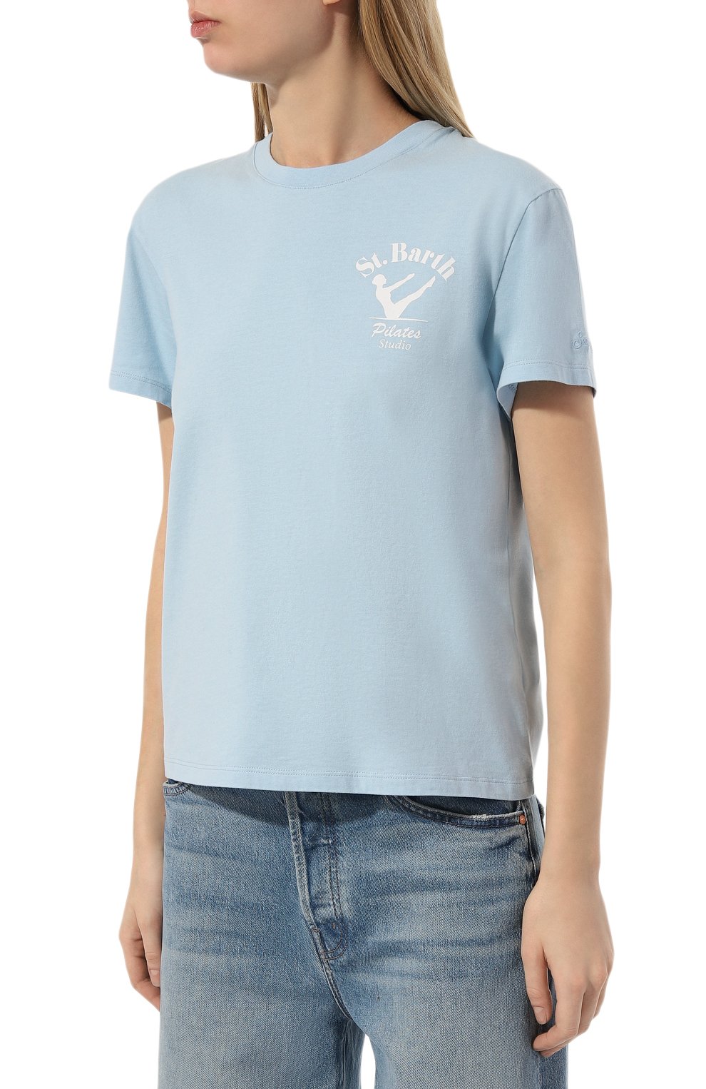 Хлопковые футболка MC2 SAINT BARTH, арт. STBW/EMILIE W/11192E, фото 3
