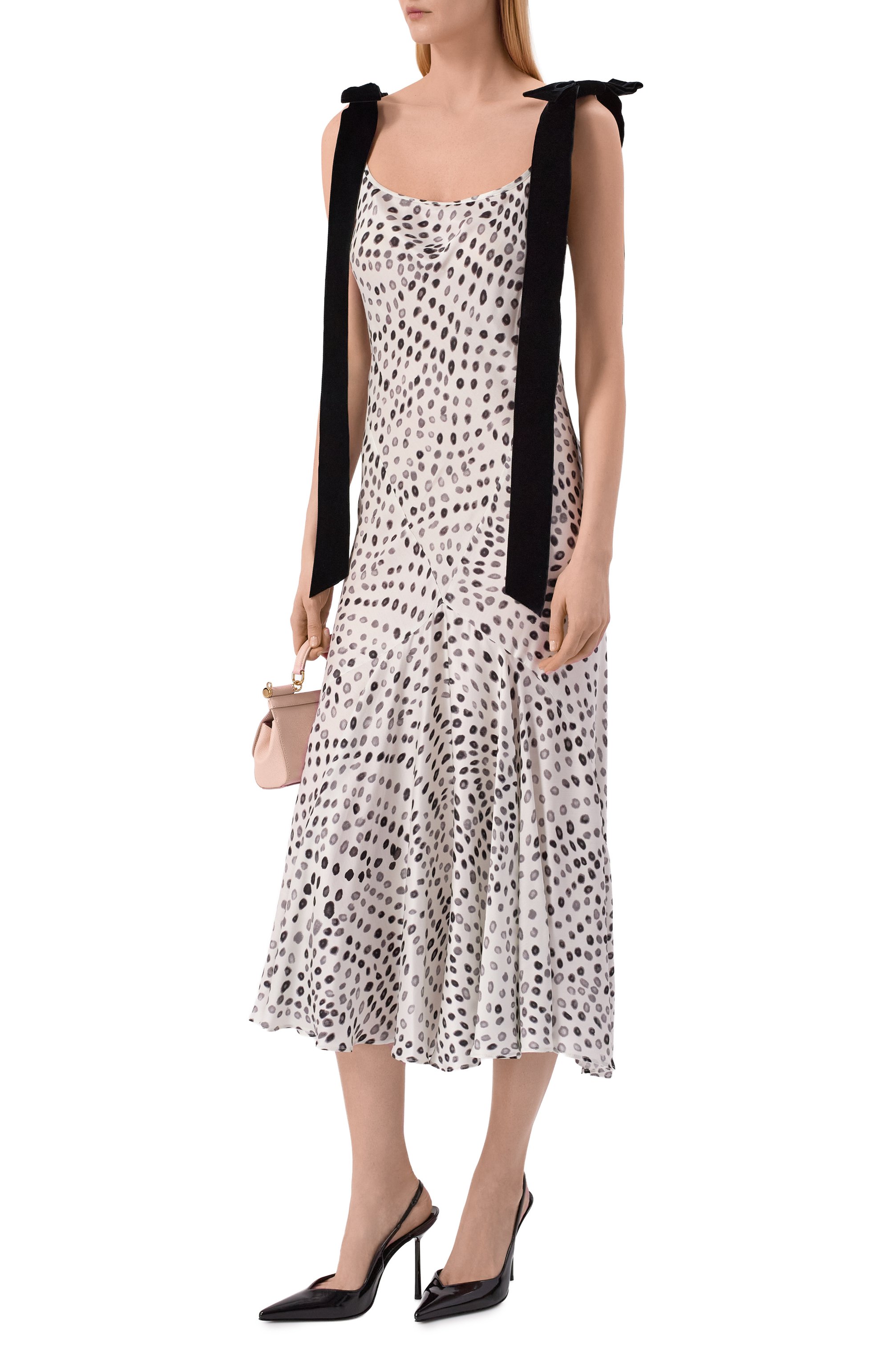 Платье из вискозы и шелка NINA RICCI, арт. 26PCR0029/VI0551, фото 2