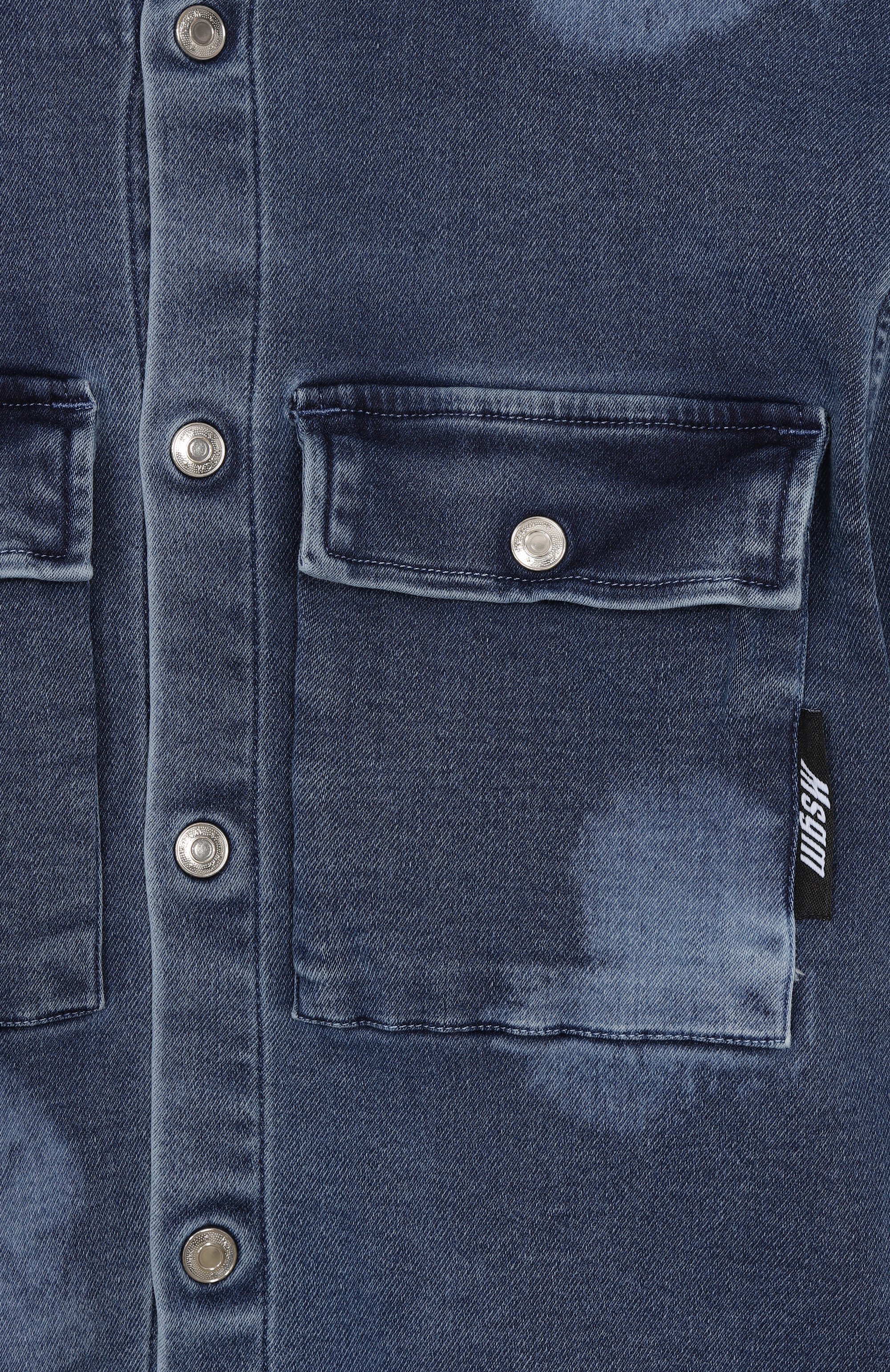 Джинсовая рубашка MSGM KIDS, арт. S5MSJBSI153, фото 3