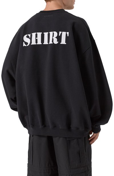 Хлопковый свитшот VETEMENTS, арт. UE54CW140B/1302 M0LLET0N, фото 4