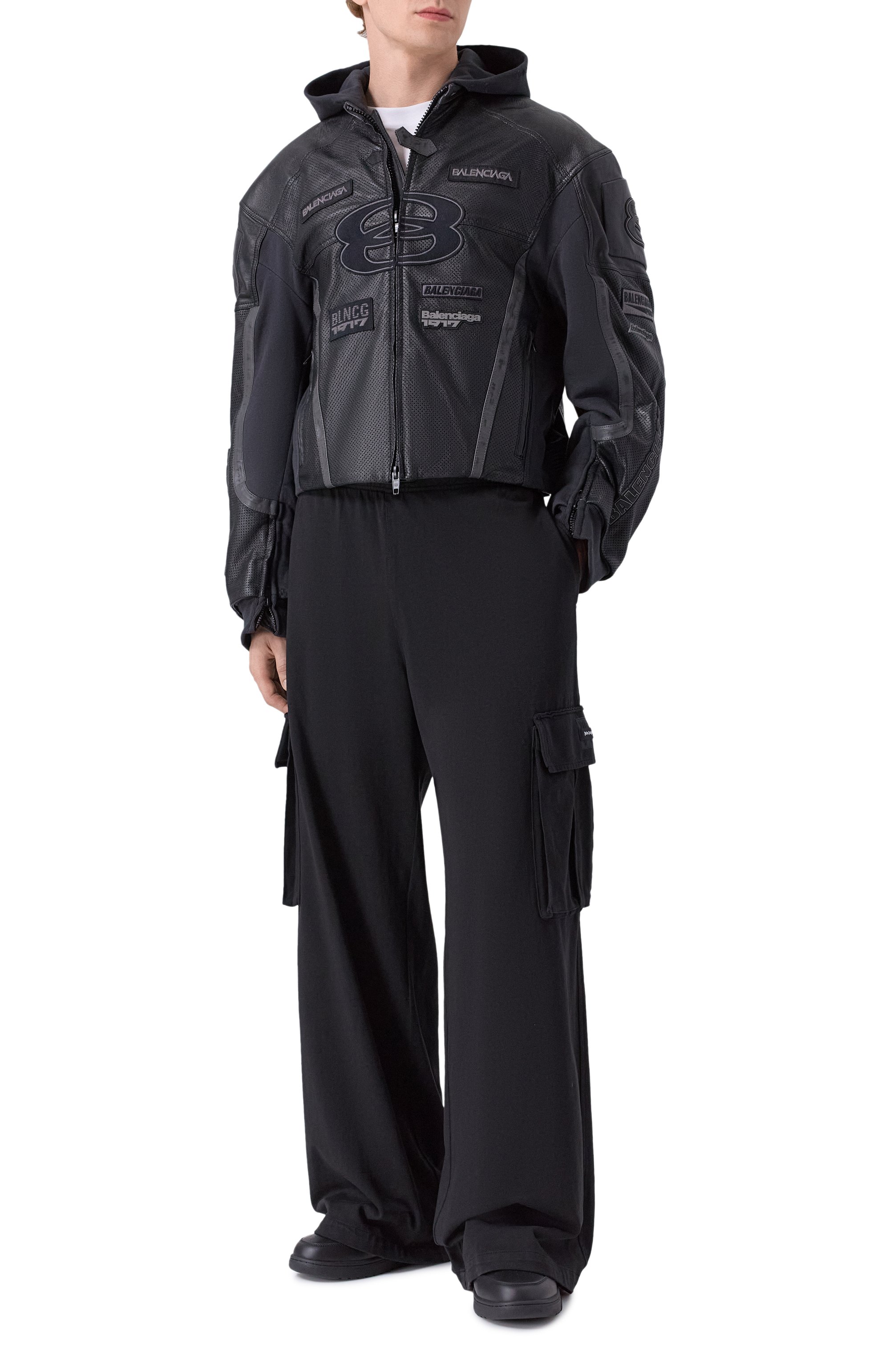 Кожаная куртка BALENCIAGA, арт. 830894/TSS01, фото 2