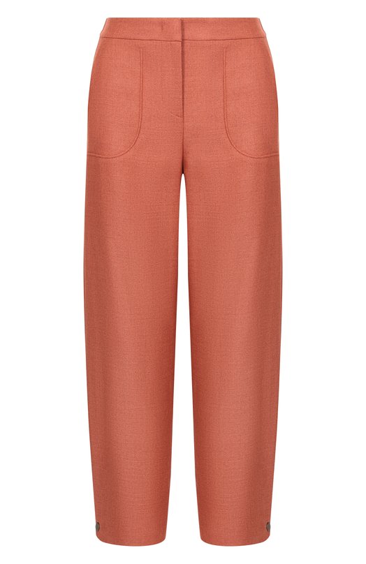 Брюки из шелка и шерсти Giorgio Armani GW002604/TE20034 Оранжевый GW002604/TE20034