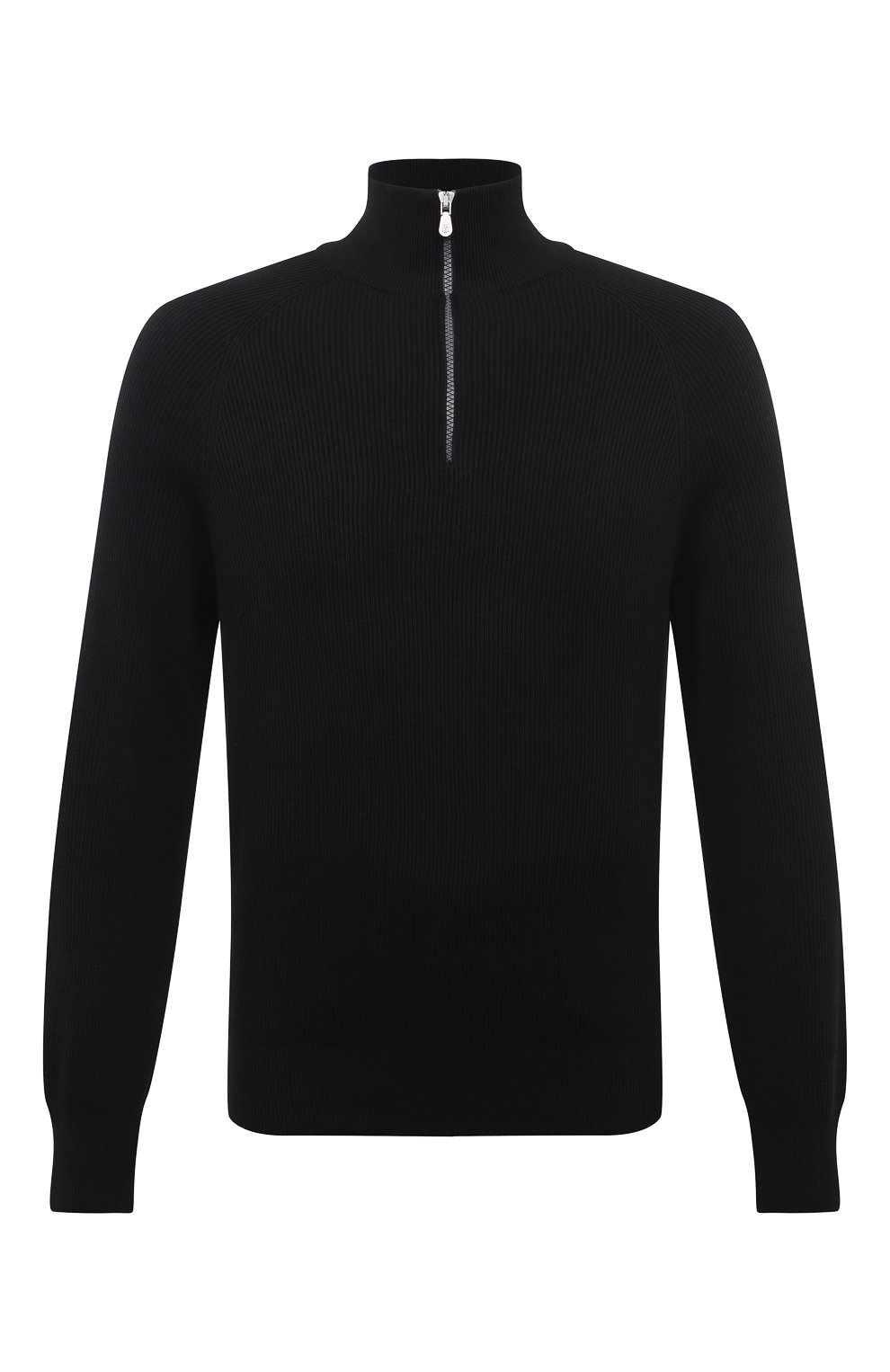 Хлопковый джемпер BRUNELLO CUCINELLI черного цвета по цене 110000 руб., арт. M2900B2021, фото 1 Хлопковый джемпер BRUNELLO CUCINELLI, арт. M2900B2021, фото 1