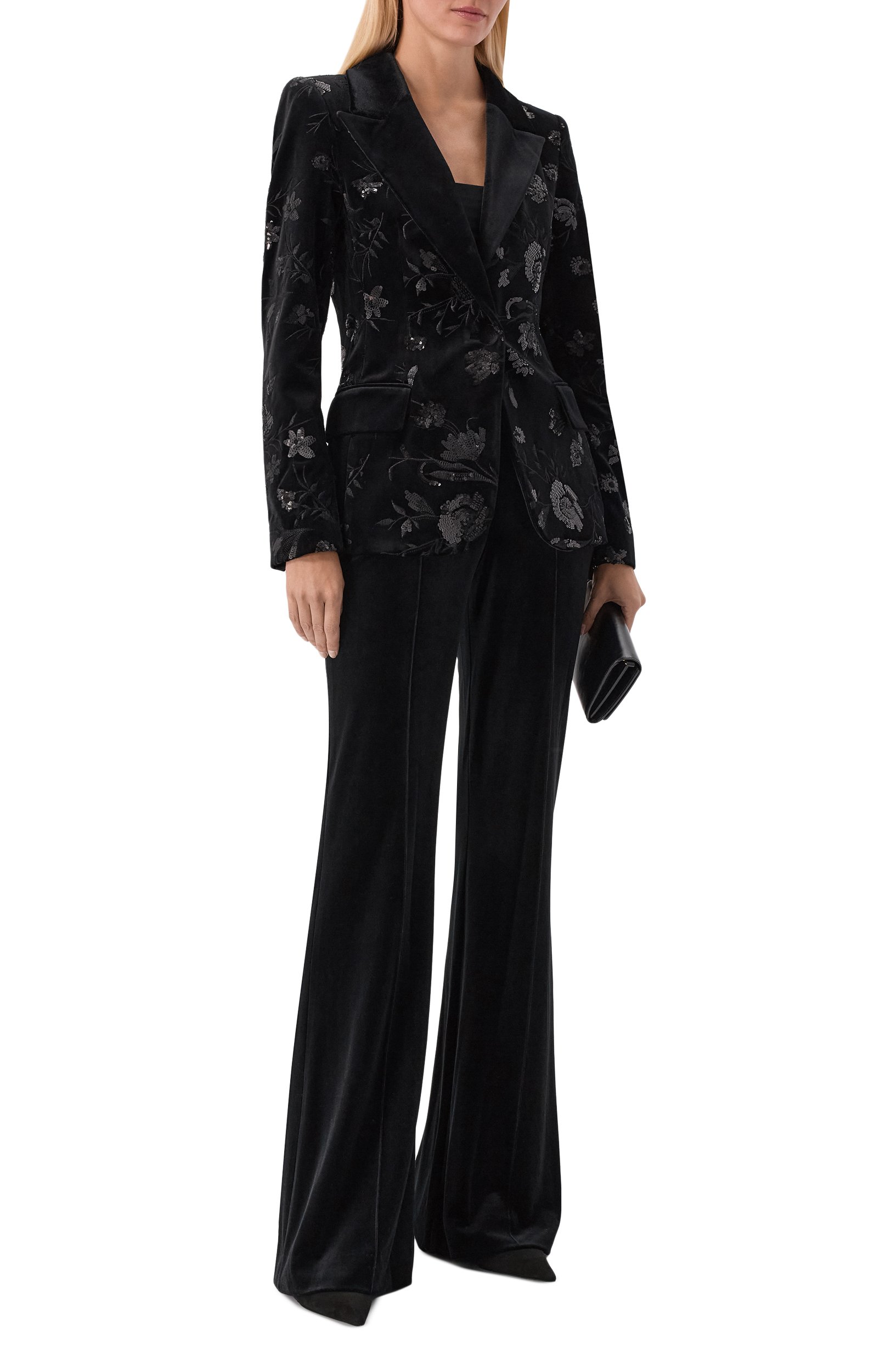 Жакет с отделкой пайетками ELIE SAAB, арт. J0280NP26/VLE02, фото 2