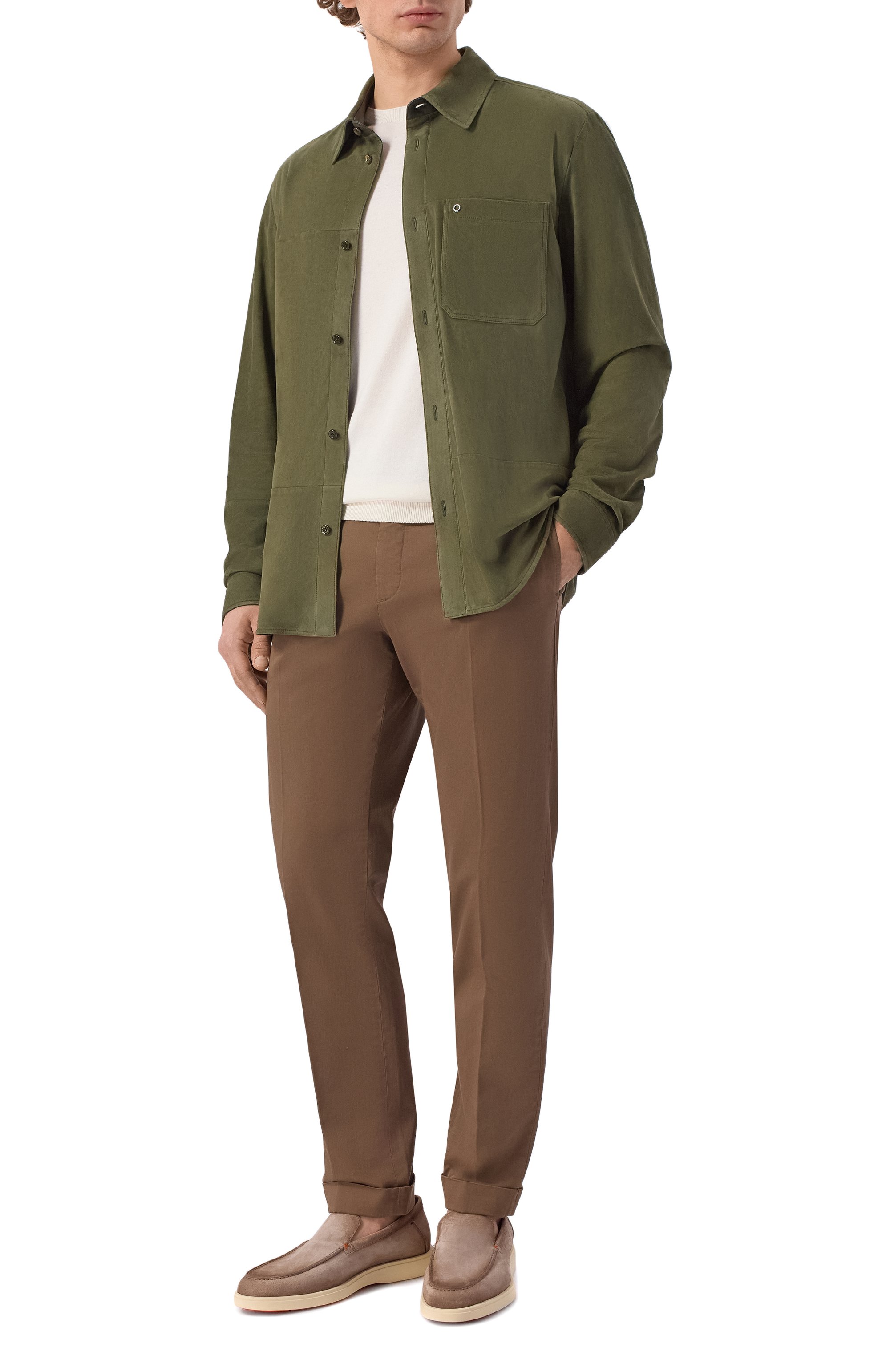 Замшевая рубашка STEFANO RICCI, арт. M7J6100352/SUEJS3_001, фото 2