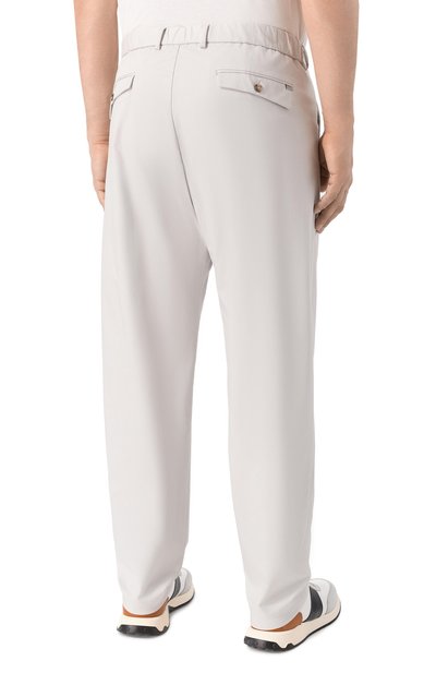 Брюки из лиоцелла и хлопка PAUL&SHARK, арт. 26414017, фото 4