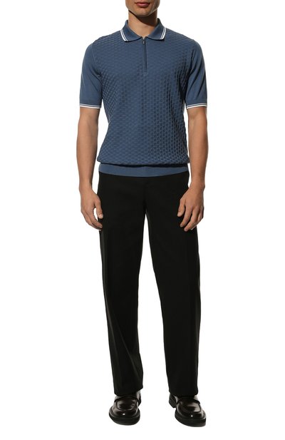 Поло из хлопка и шелка ZILLI, арт. MBX-PZ002-DIAM1/MC01, фото 2