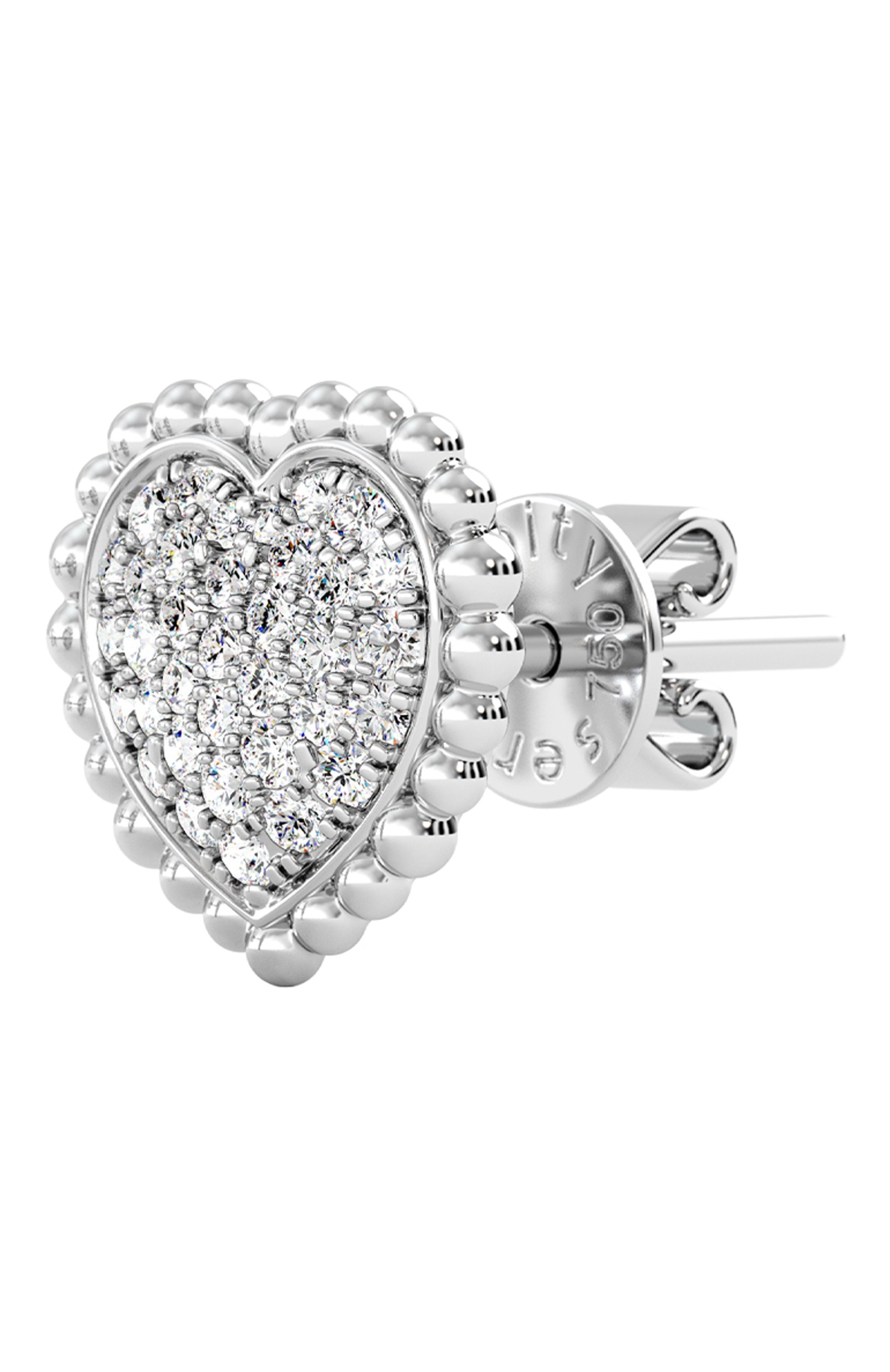 Серьга SERENDIPITY бесцветного цвета по цене 126500 руб., арт. EJE0029W, фото 1 Серьга SERENDIPITY, арт. EJE0029W, фото 1