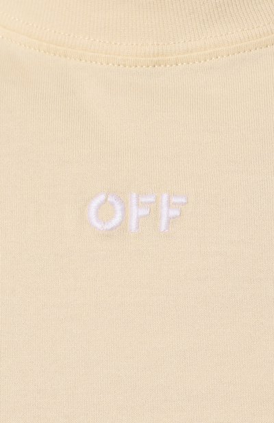 Хлопковая фу�тболка OFF-WHITE, арт. 0MAA120S24JER004, фото 5