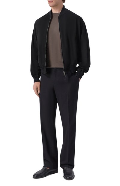 Мужские кожаные лоферы malibu SANTONI, арт. MGAG18829SM0SEPR