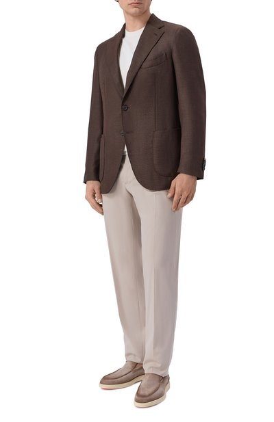 Брюки из хлопка и шелка STEFANO RICCI, арт. M1T6100111/CTKE1U, фото 2