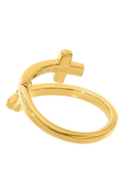 Кольцо DSQUARED2 золотого цвета по цене 16500 руб., арт. RIM0057 37200001, фото 3 Кольцо DSQUARED2, арт. RIM0057 37200001, фото 3