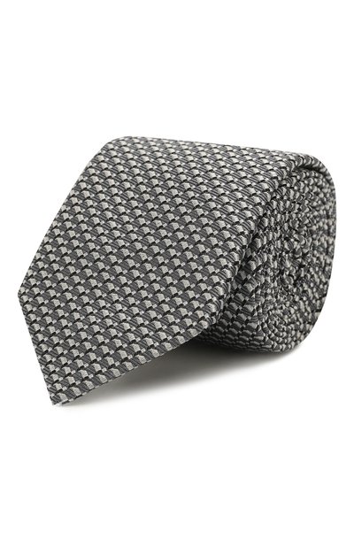 Мужской шелковый галстук с узором LANVIN, арт. 2278/TIE