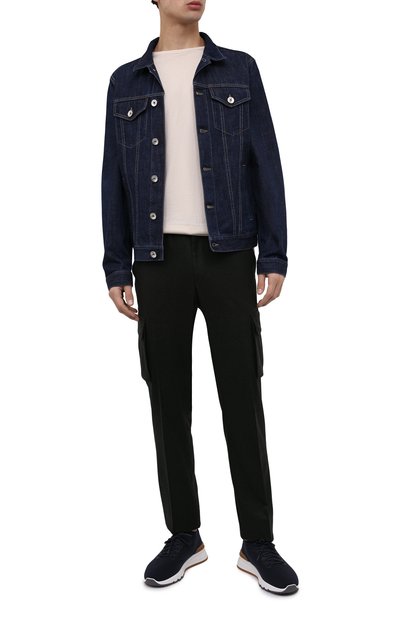 Мужская джинсовая куртка BRUNELLO CUCINELLI, арт. M0Z376844
